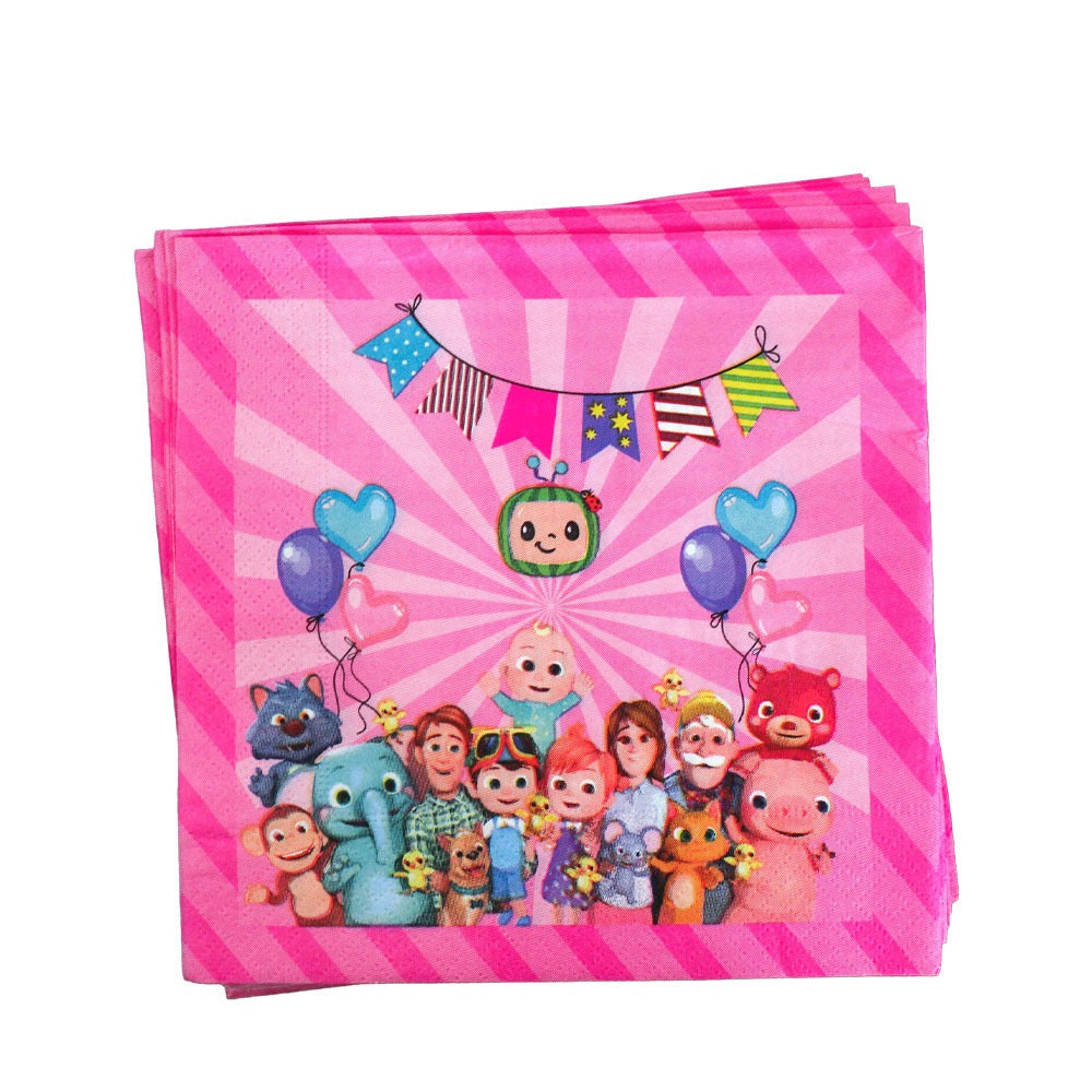 Cocomelon Party Supplies | Complete Decoration Set for 10 or 20 Guests.