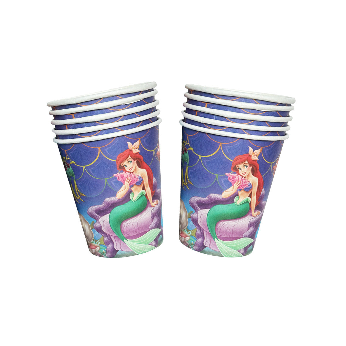 Ariel Party Supplies | Complete Decoration Set for 10 or 20 Guests.