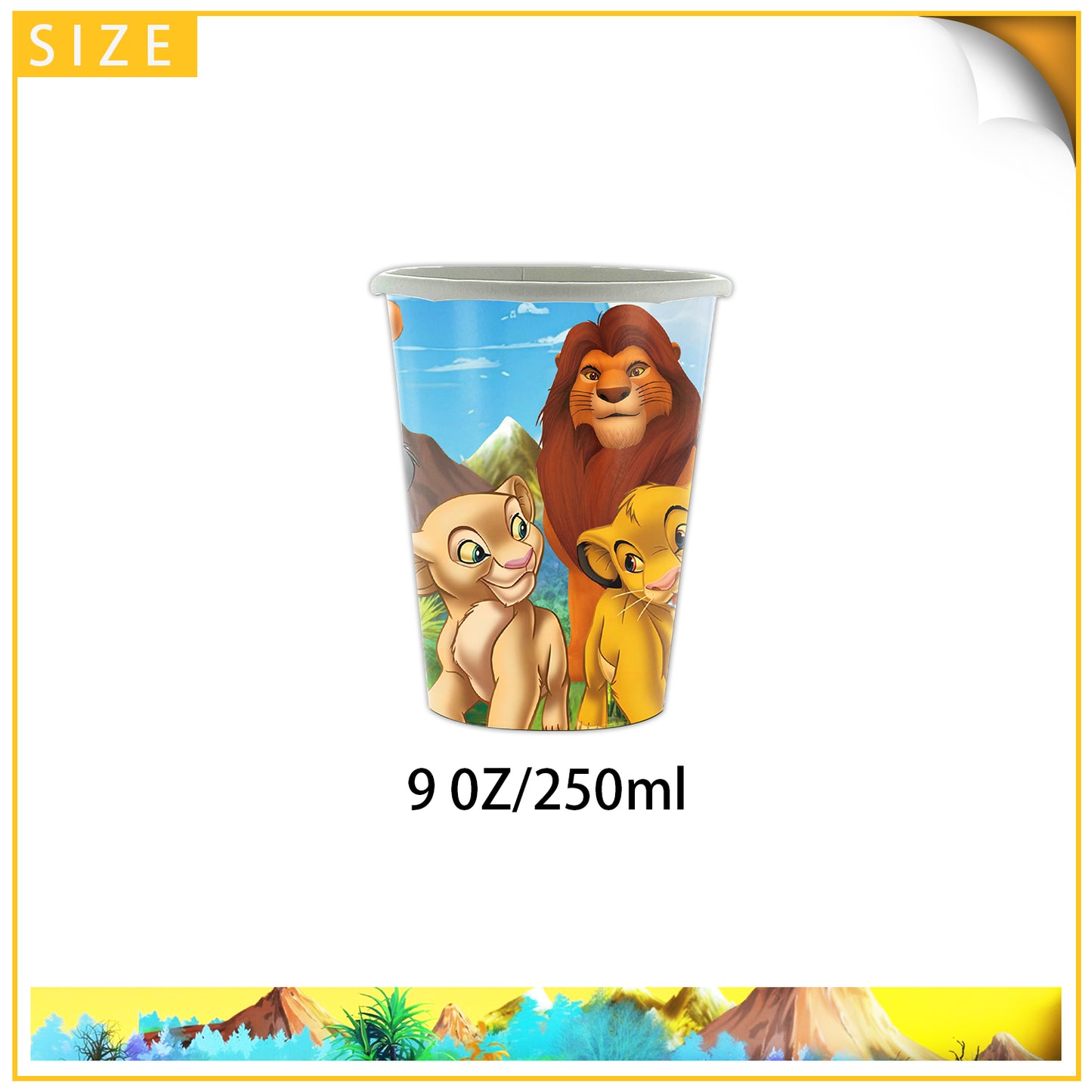 Lion King Party Supplies | Complete Decoration Set for 10 or 20 Guests.