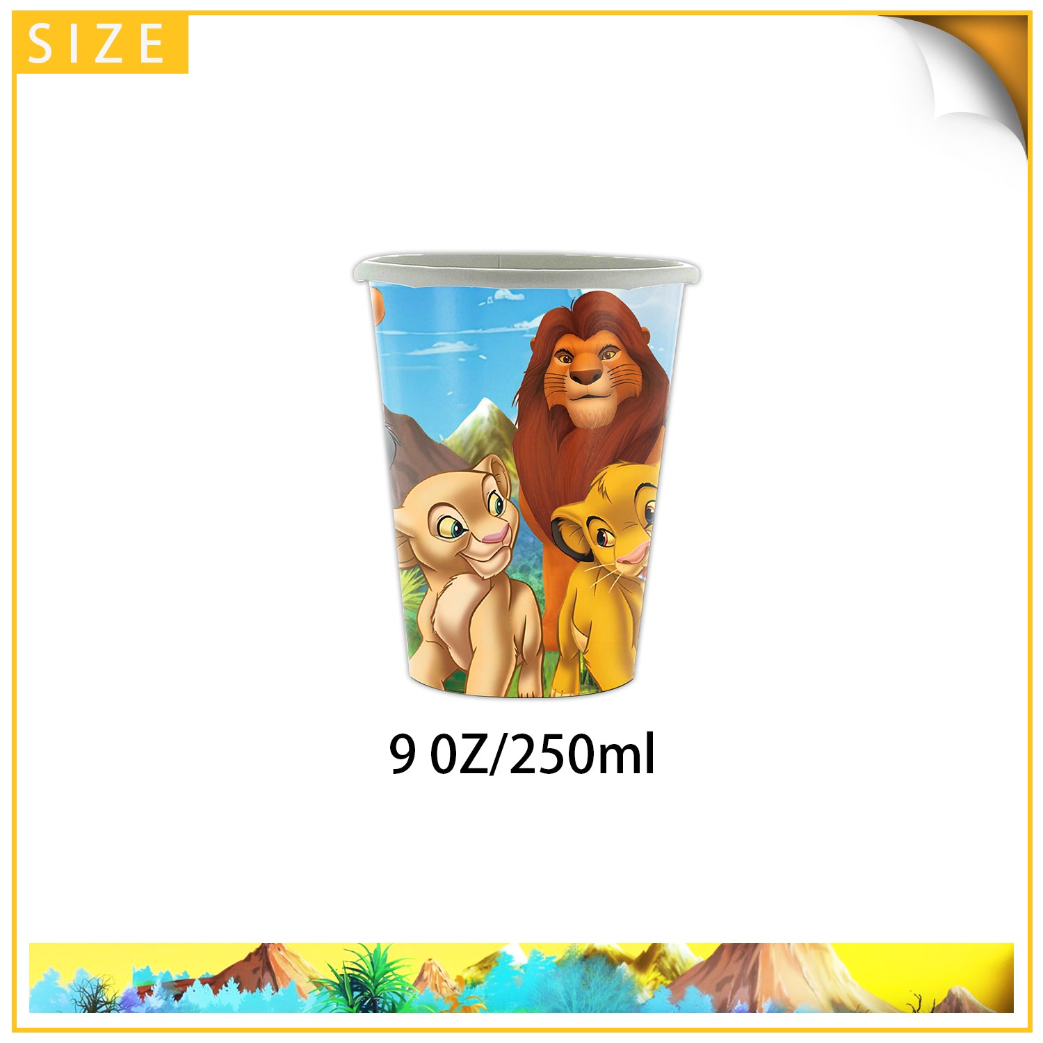 Lion King Party Supplies | Complete Decoration Set for 10 or 20 Guests.