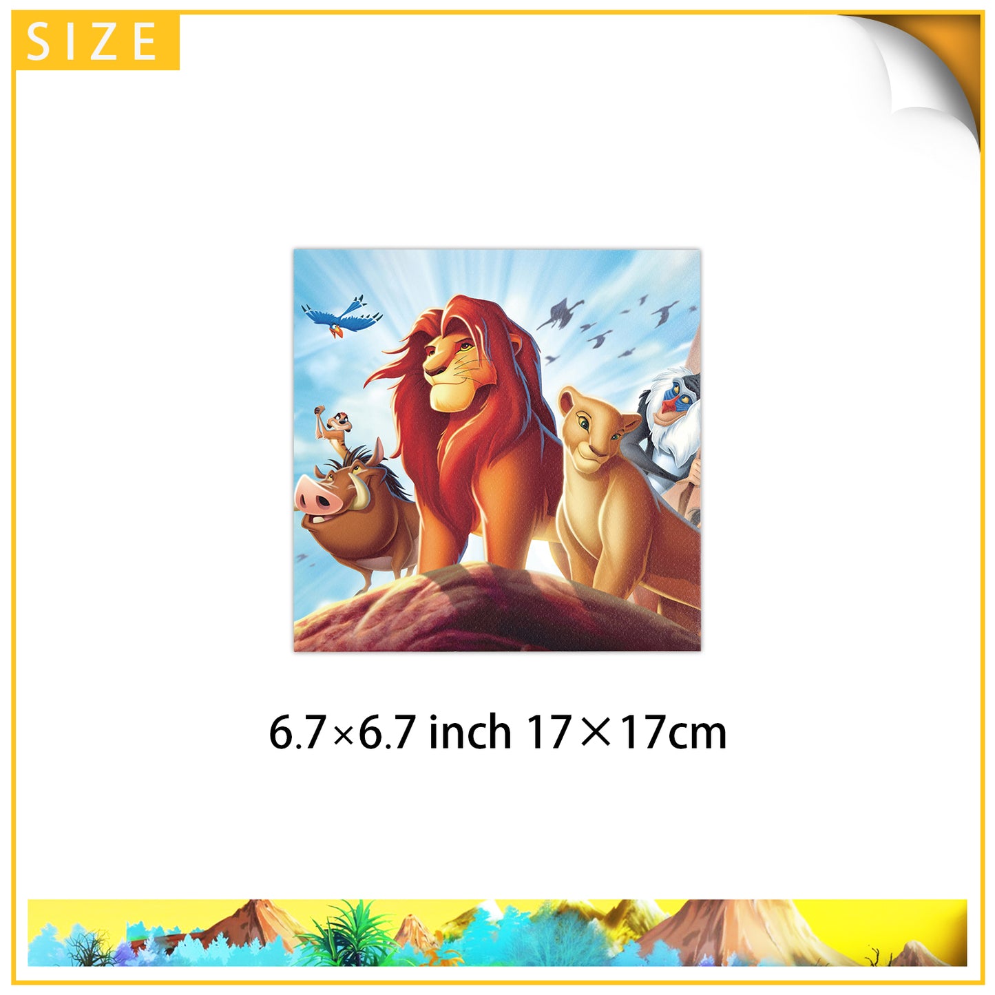 Lion King Party Supplies | Complete Decoration Set for 10 or 20 Guests.
