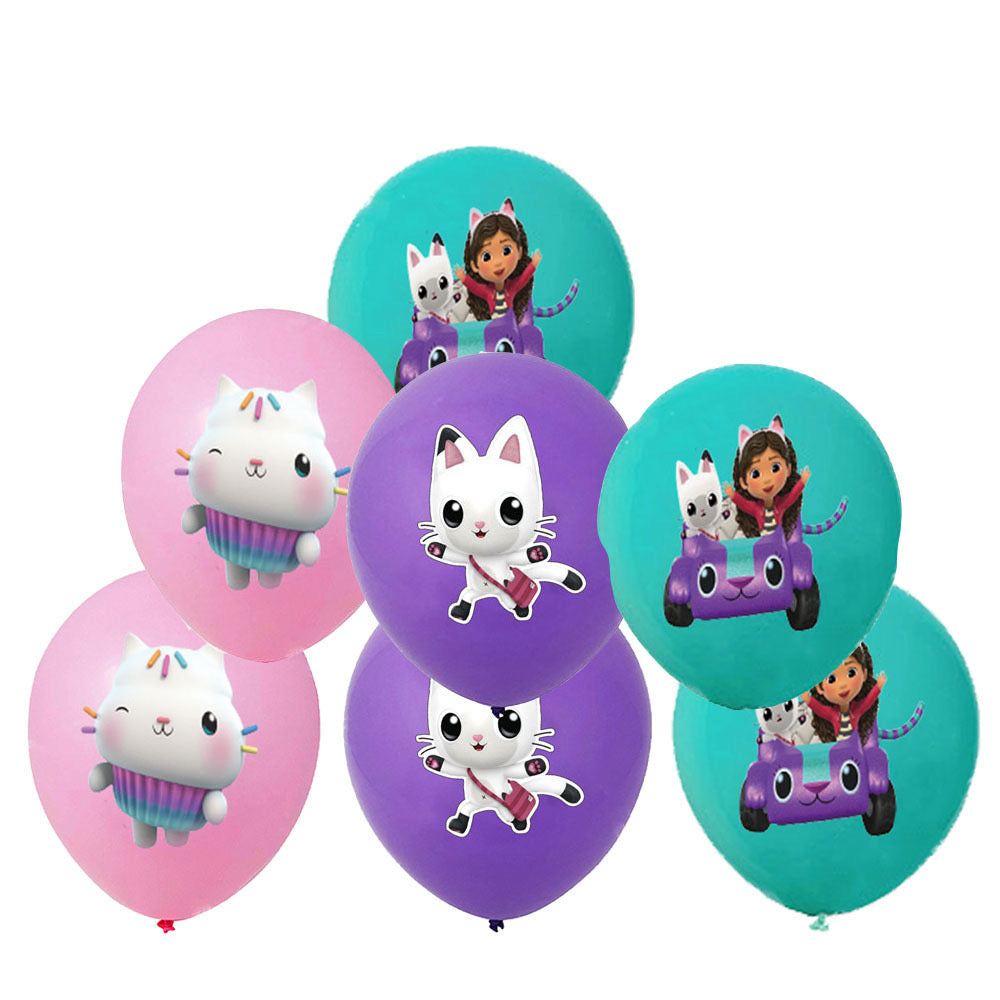 Gabby’s Dollhouse Birthday Party Set – Complete Table Decor Kit.