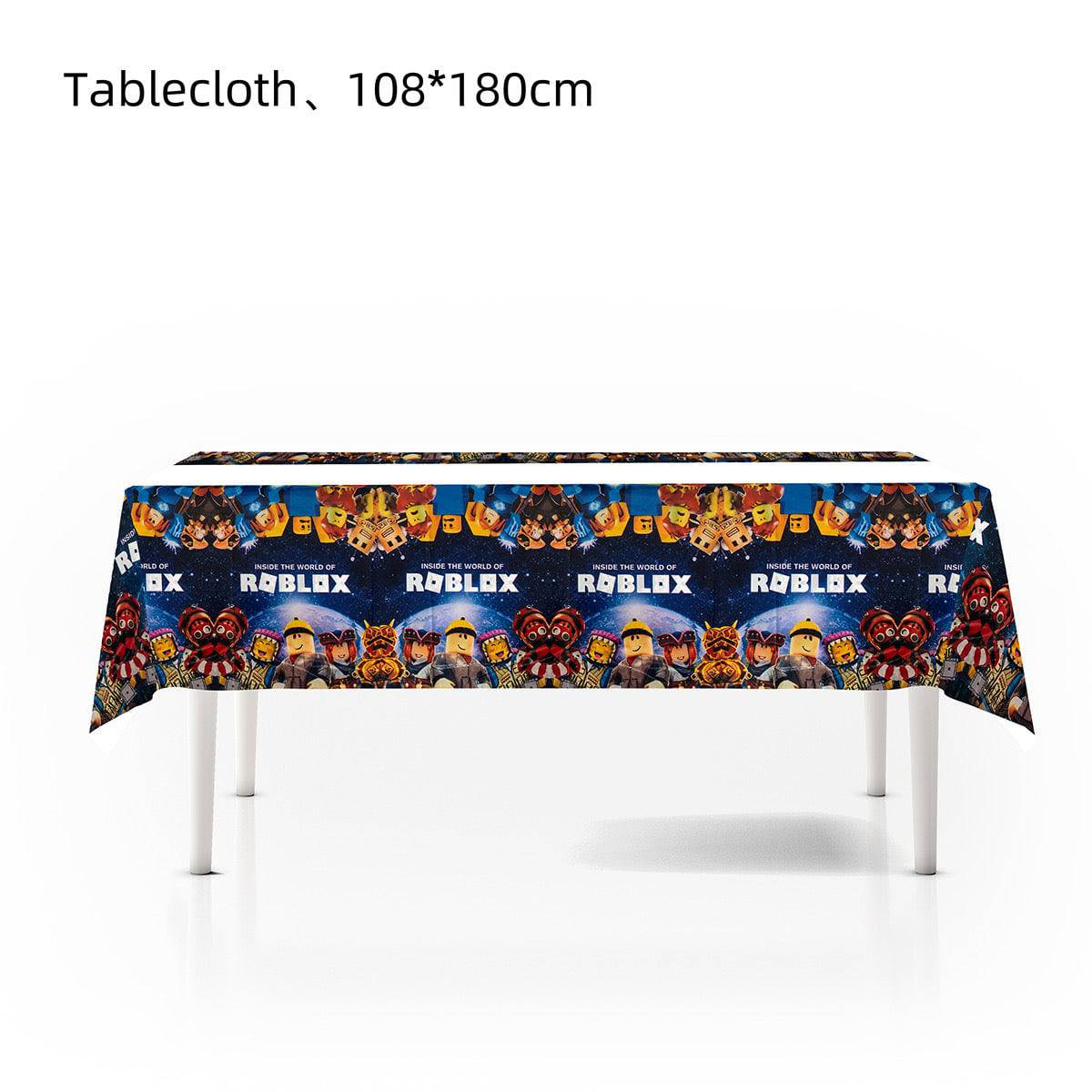Roblox party tablecloth