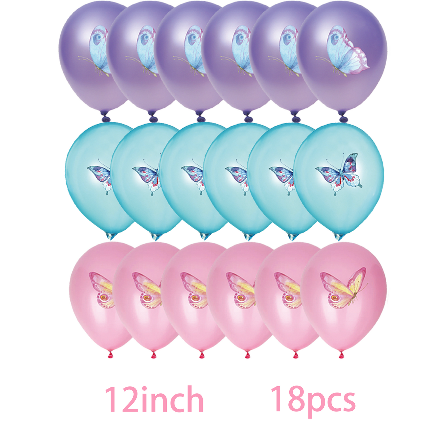 Butterflies Party Supplies | Complete Decoration Set for 10 or 20 Guests.