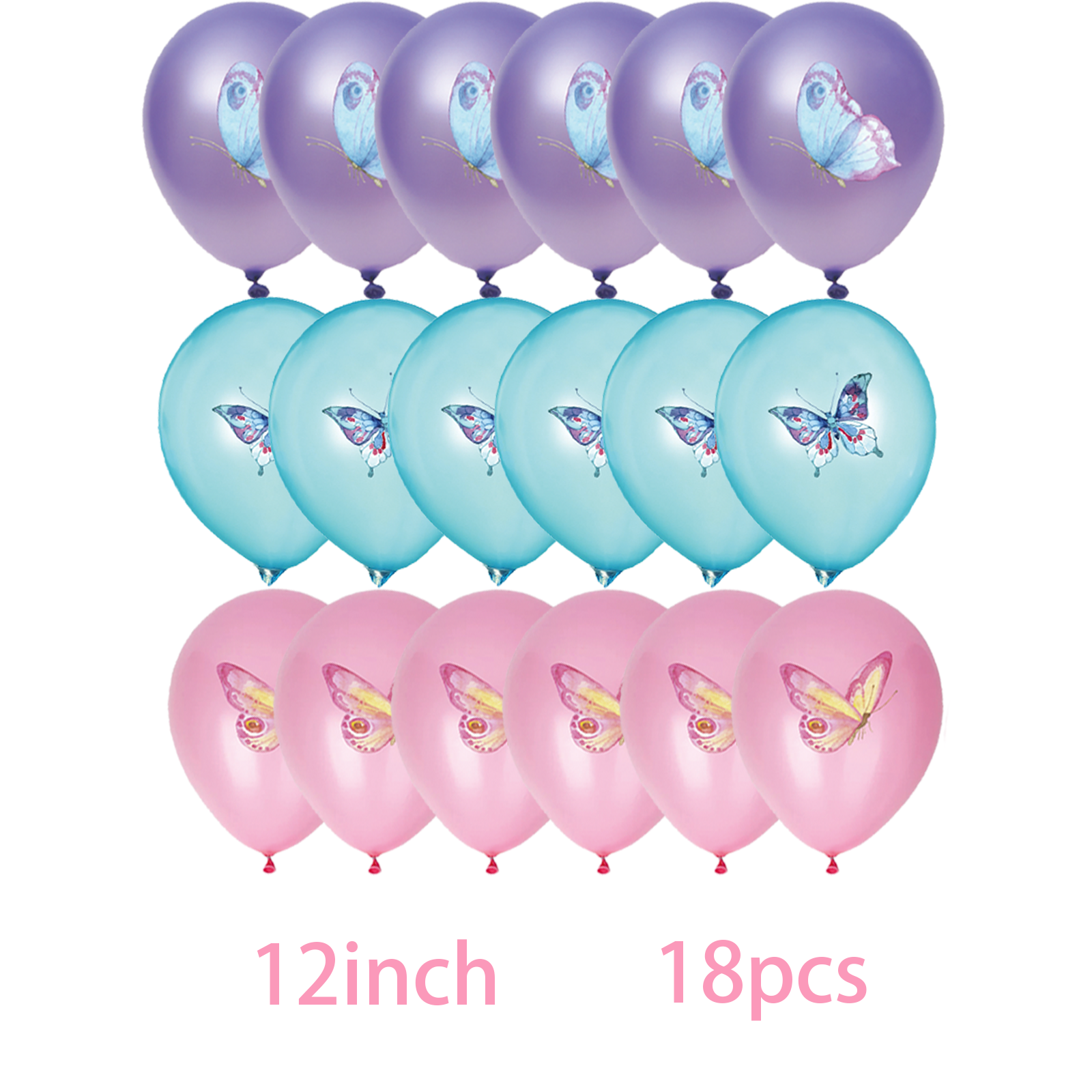 Butterflies Party Supplies | Complete Decoration Set for 10 or 20 Guests.