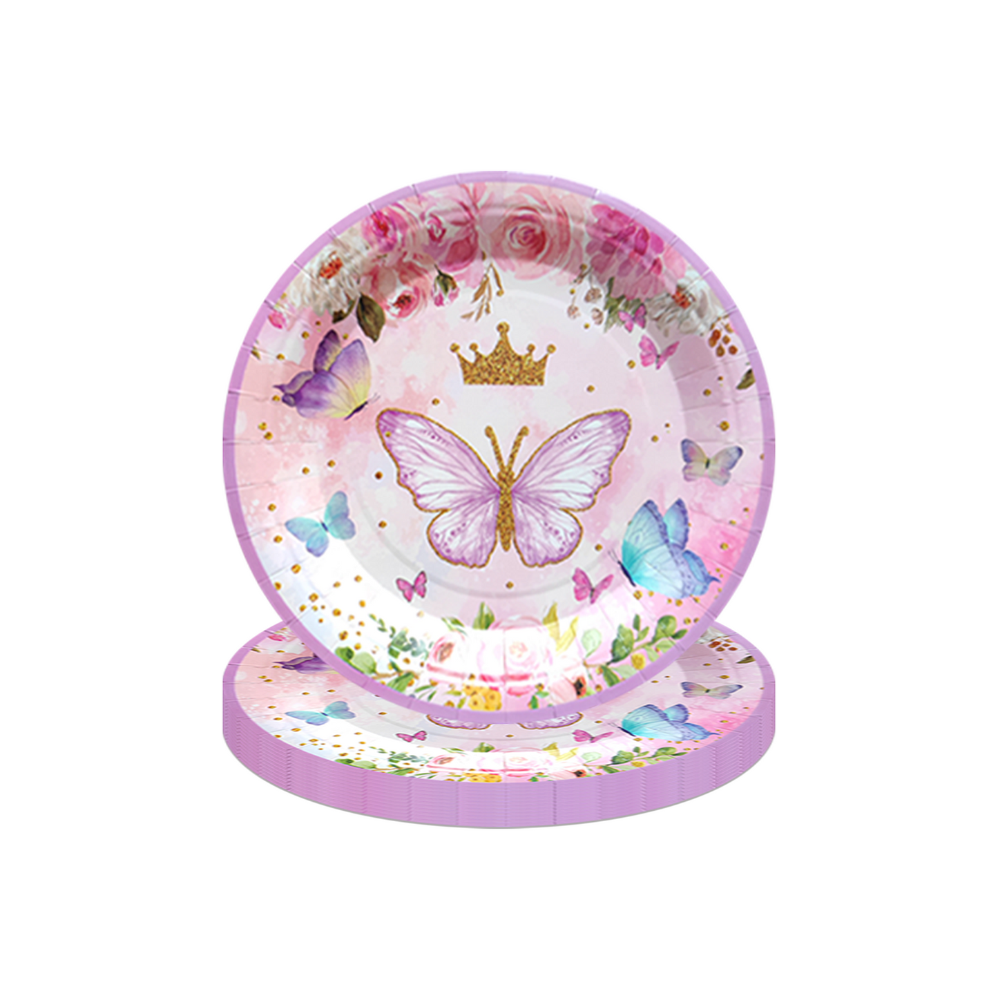 Butterflies Party Supplies | Complete Decoration Set for 10 or 20 Guests.