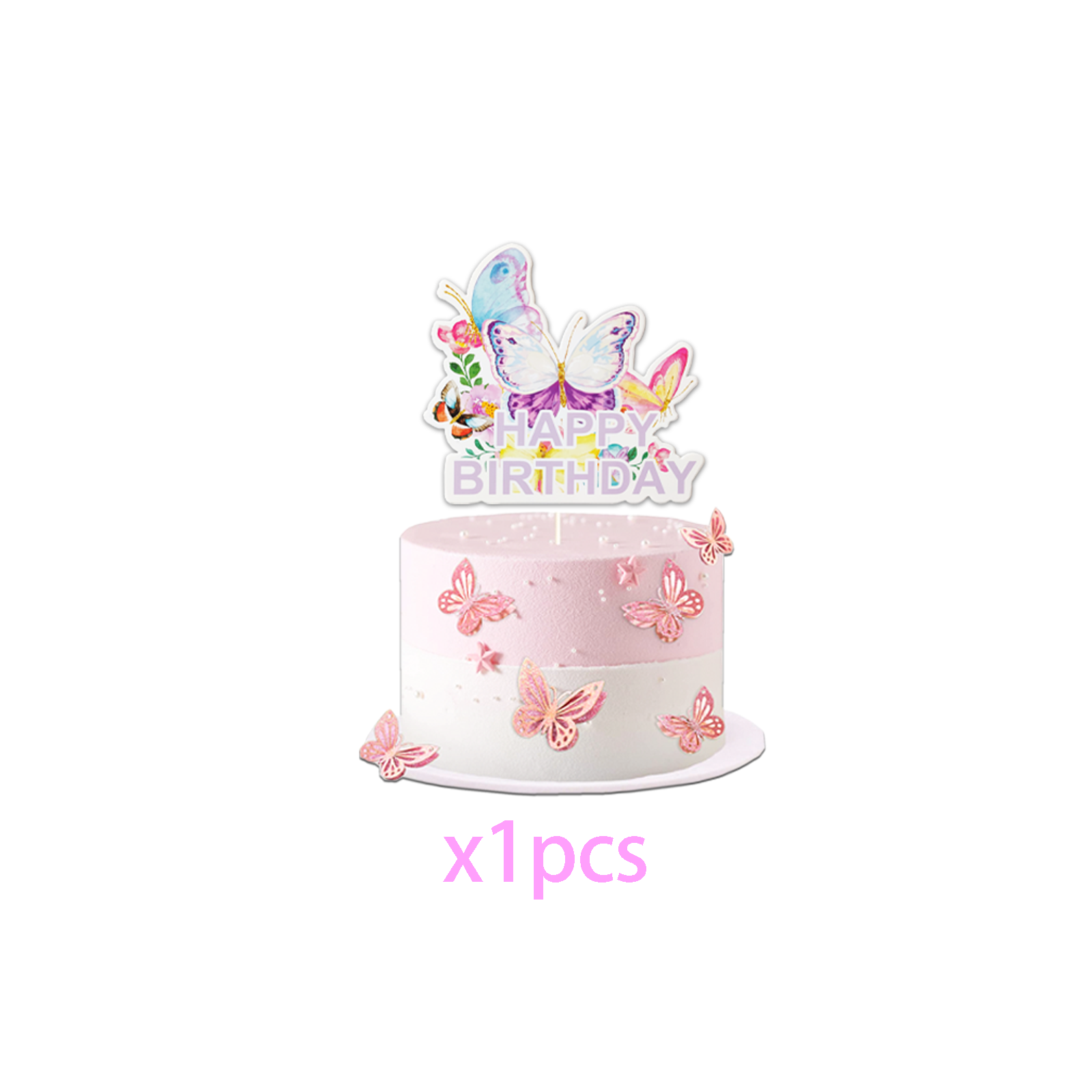 Butterflies Party Supplies | Complete Decoration Set for 10 or 20 Guests.