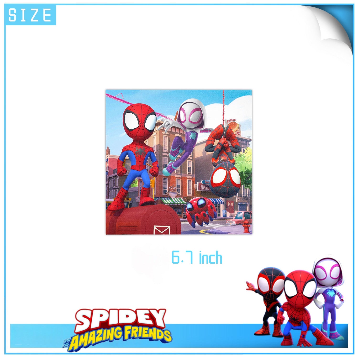 Spidey party decorations set-table decor.