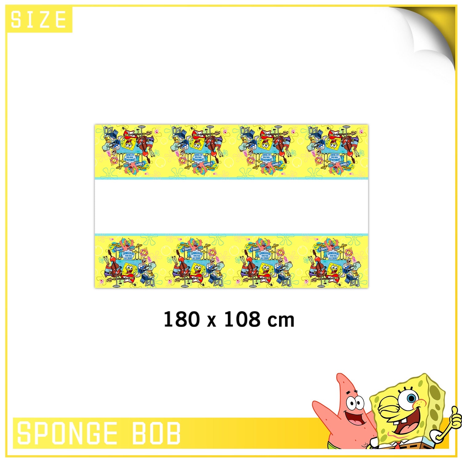 SpongeBob SquarePants Birthday Party Set – Complete Table Decor Kit.
