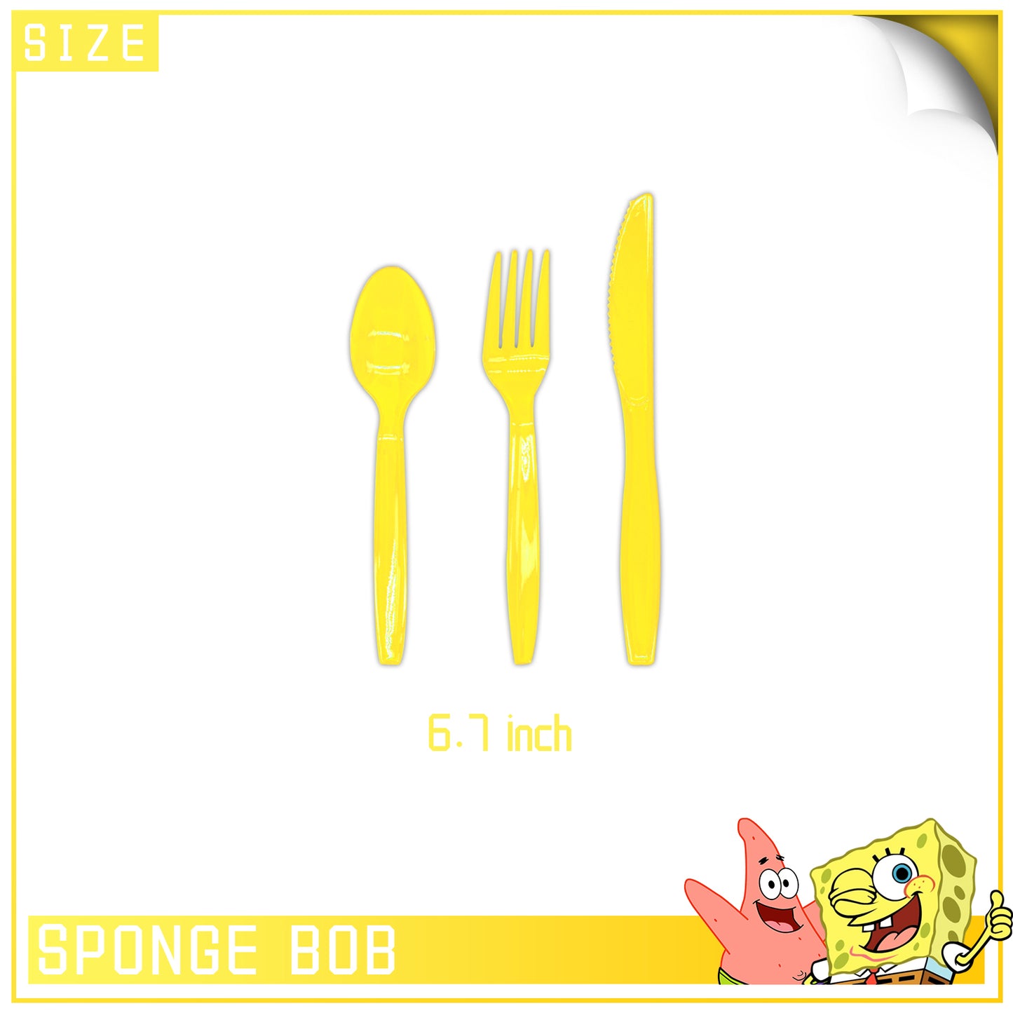 SpongeBob SquarePants Birthday Party Set – Complete Table Decor Kit.