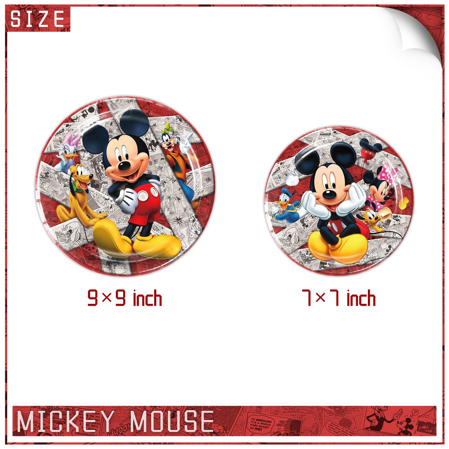 Mickey Mouse party decorations set-table decor.