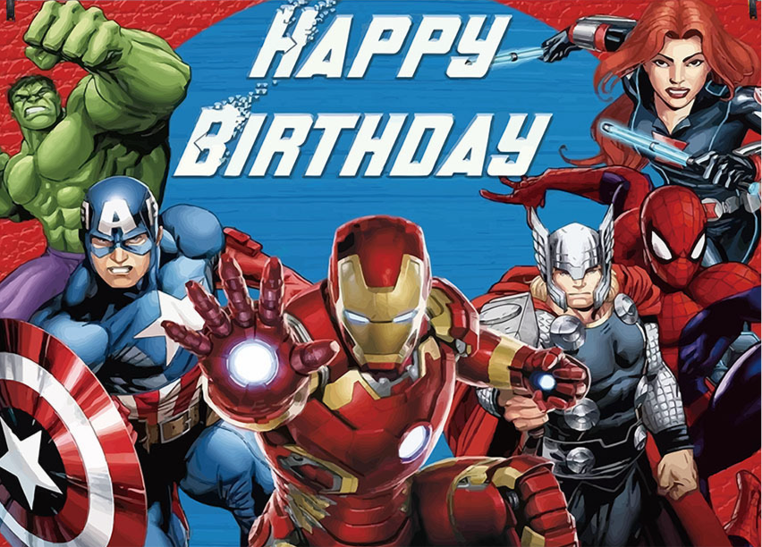 Avengers backdrop.