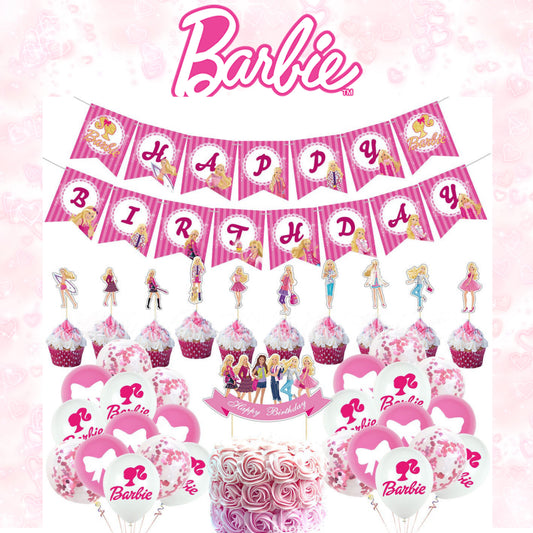 Barbie Birthday party set.