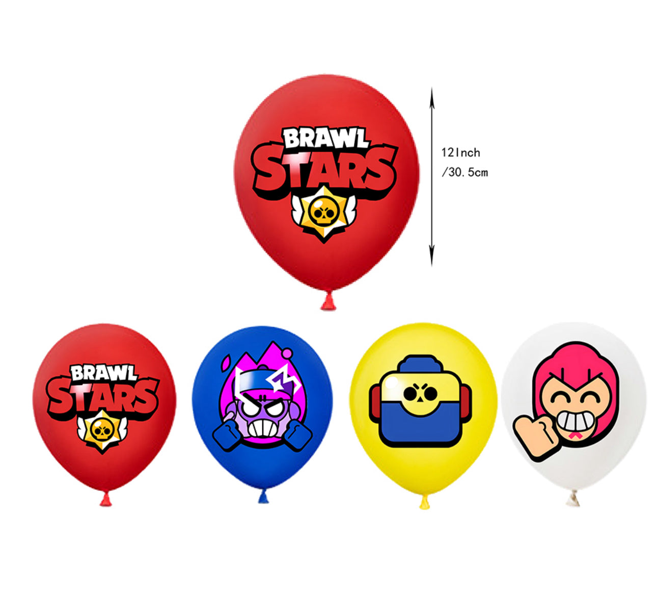 Brawl Stars Birthday Party Decorations (Style A) – Complete Decoration Set.