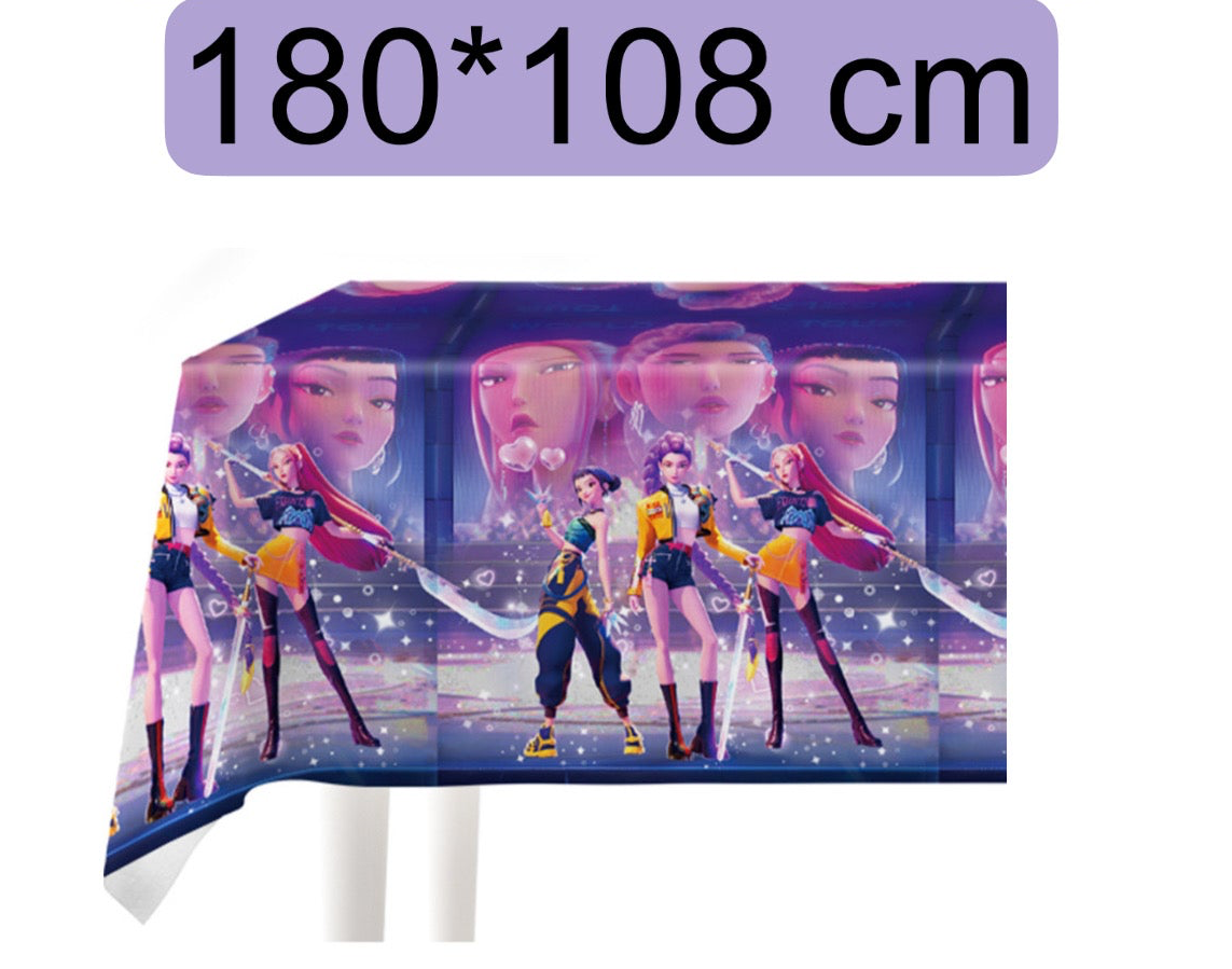 Huntrix Birthday Party Decorations (Style A) – Complete Decoration Set.