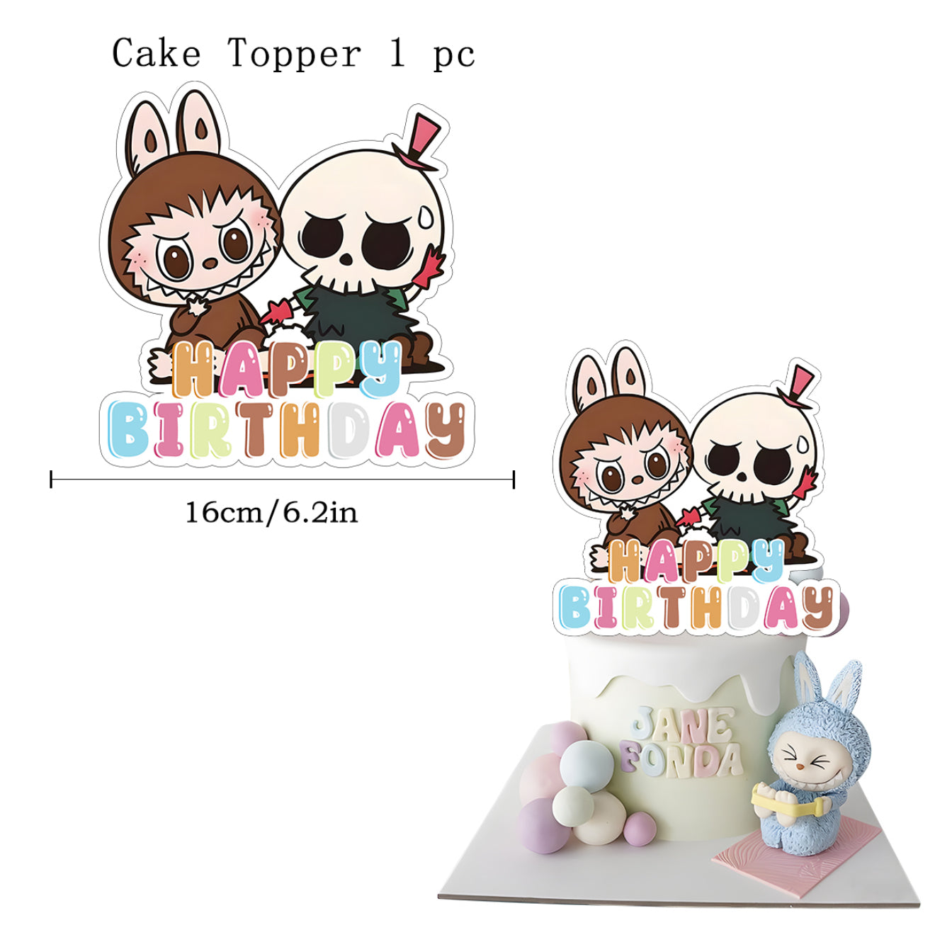 Labubu 01 Birthday Party Decorations – Complete Decoration Set.