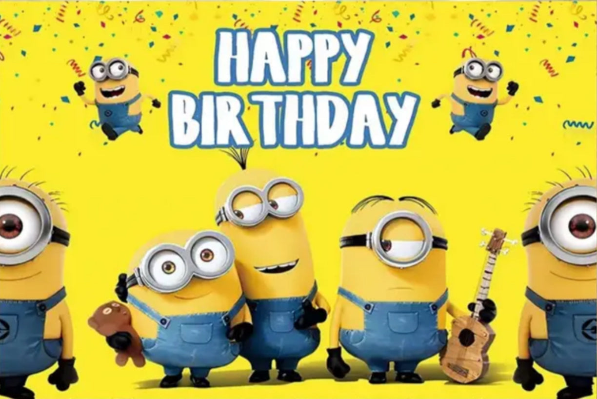 Minions 01 Birthday Party Decorations – Complete Decoration Set.