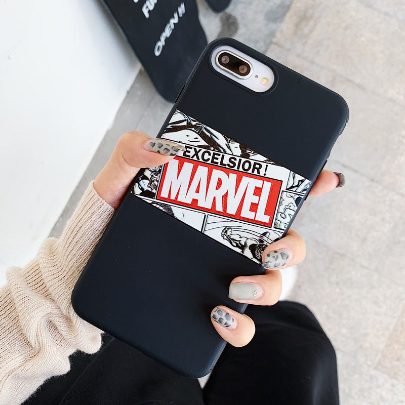 Funda Negra de Marvel
