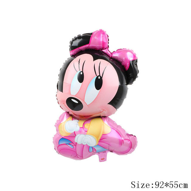 Globo de papel metalizado de Minnie Mouse bebé 92*55 cm