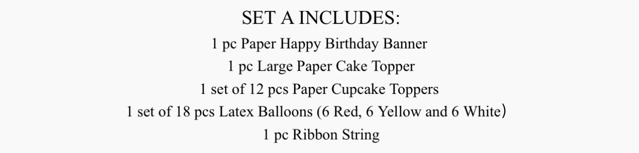 Ensemble de fête d'anniversaire Mickey