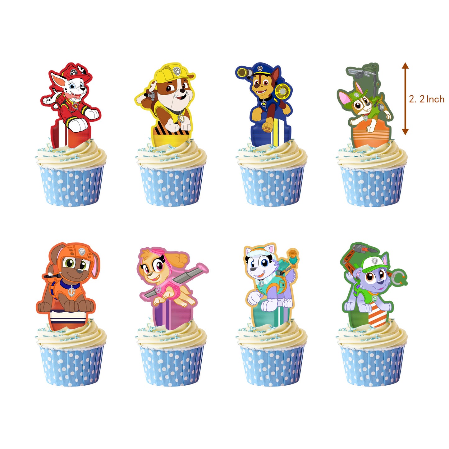 Colorful Paw Patrol Birthday party set.