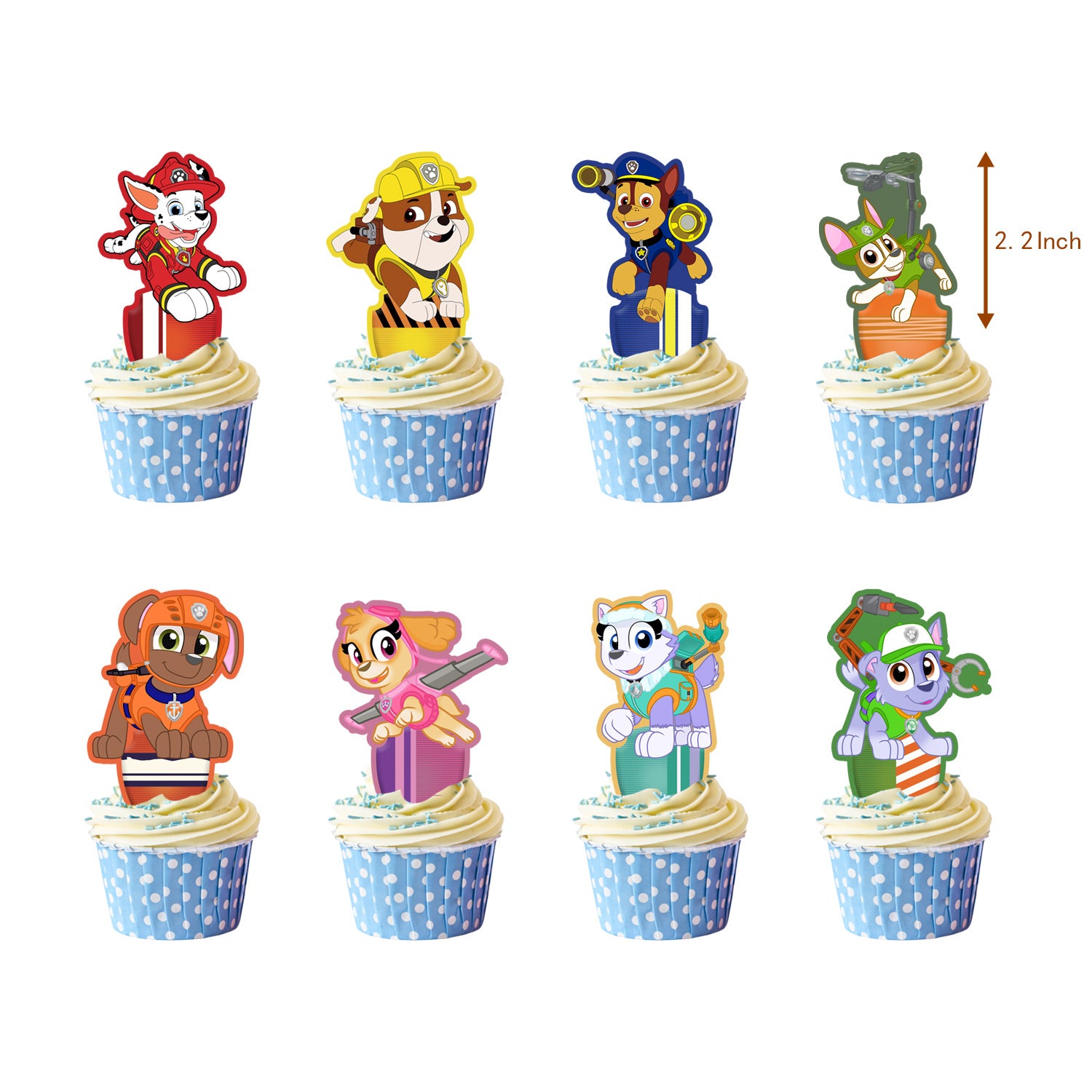 Colorful Paw Patrol Birthday party set.