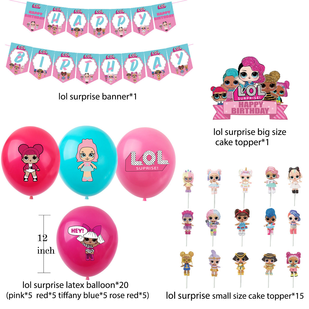 Σετ πάρτι γενεθλίων LOL