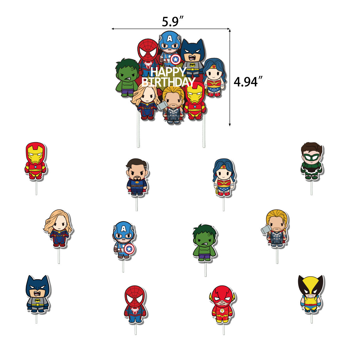 Σετ πάρτι γενεθλίων Avengers