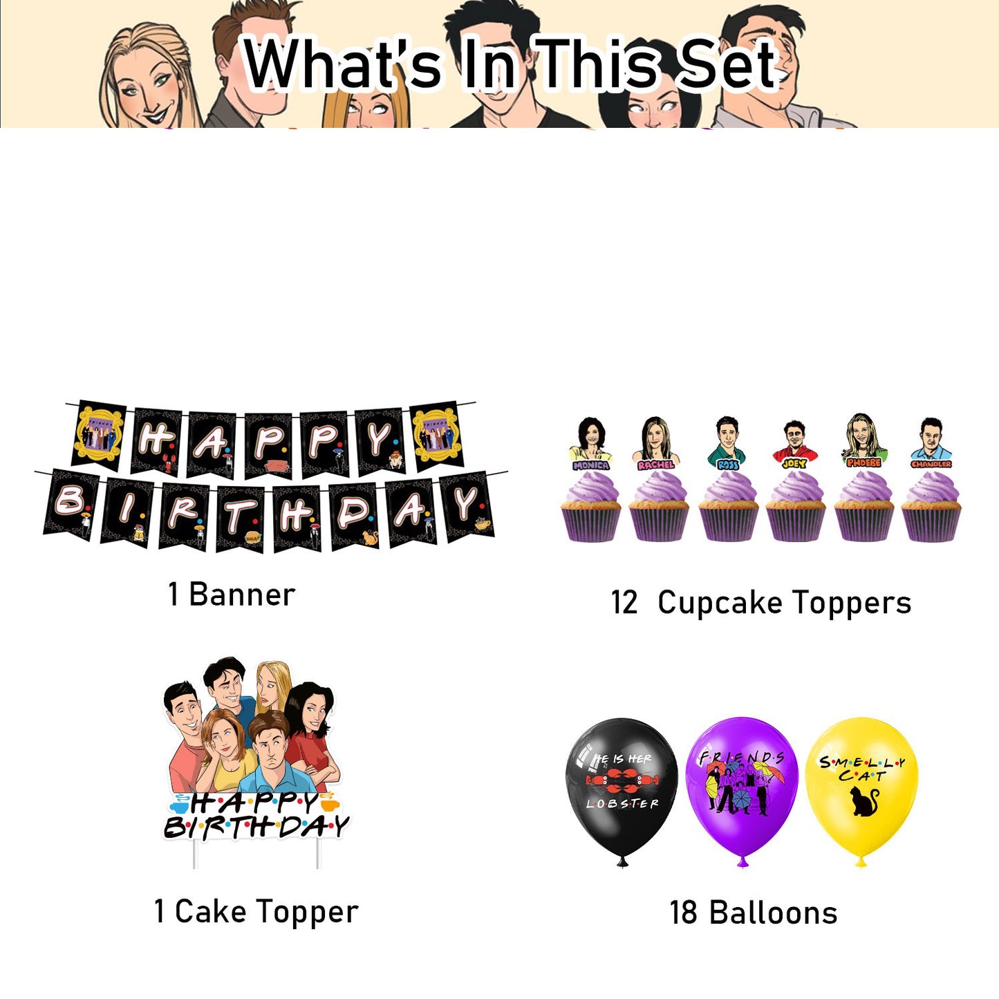 Set per festa di compleanno degli amici