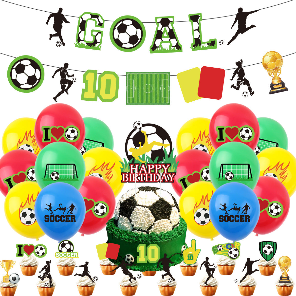 Football Birthday party set