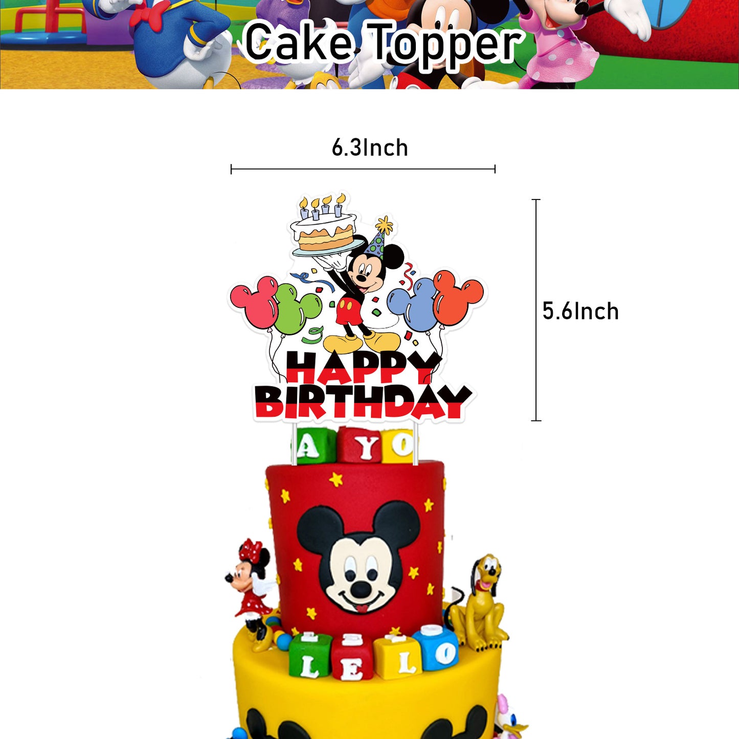Ensemble de fête d'anniversaire Mickey