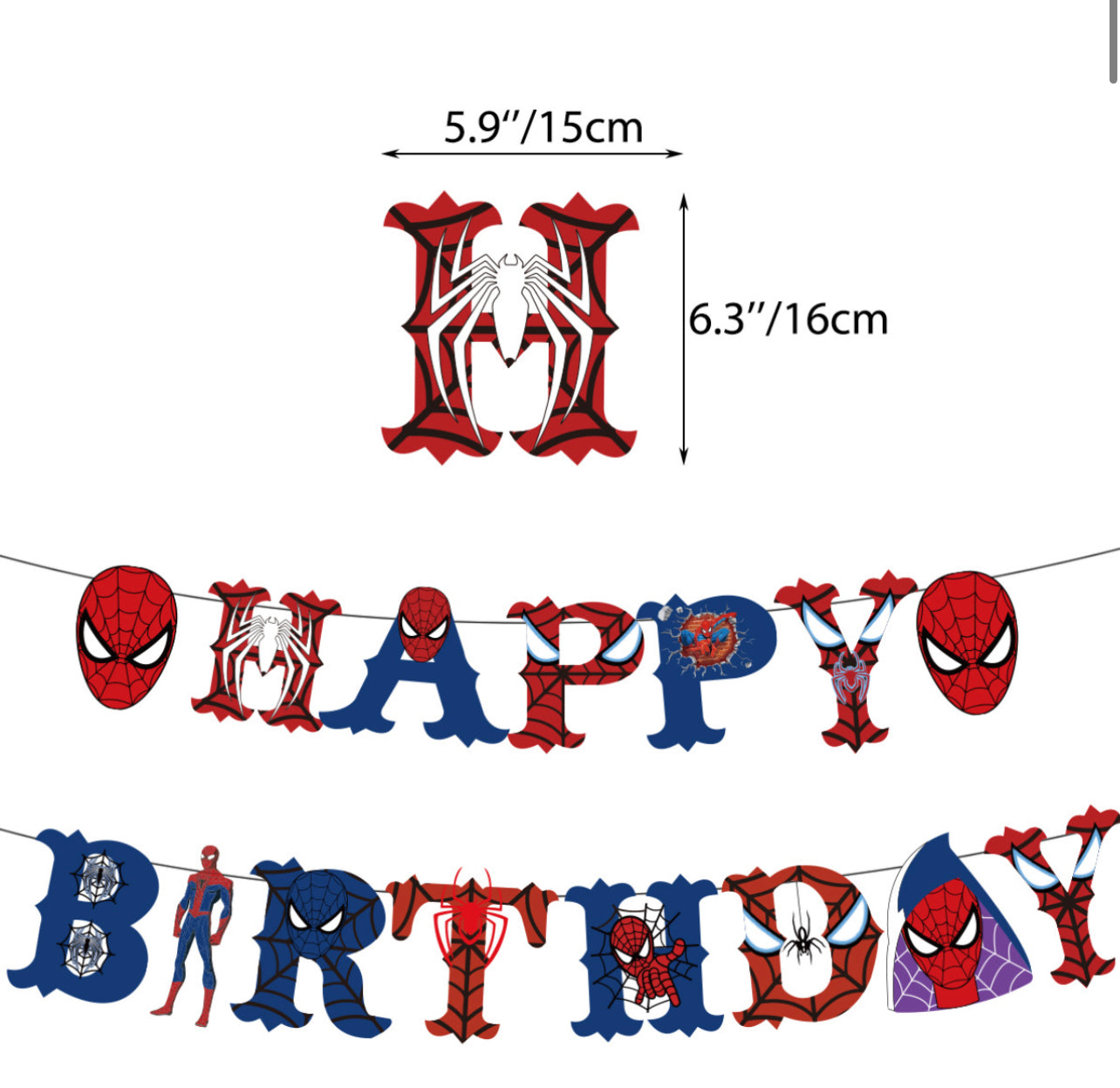 Σετ πάρτι γενεθλίων Spiderman