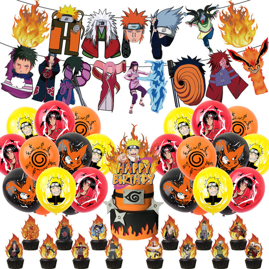 Juego para fiesta de cumpleaños de Naruto