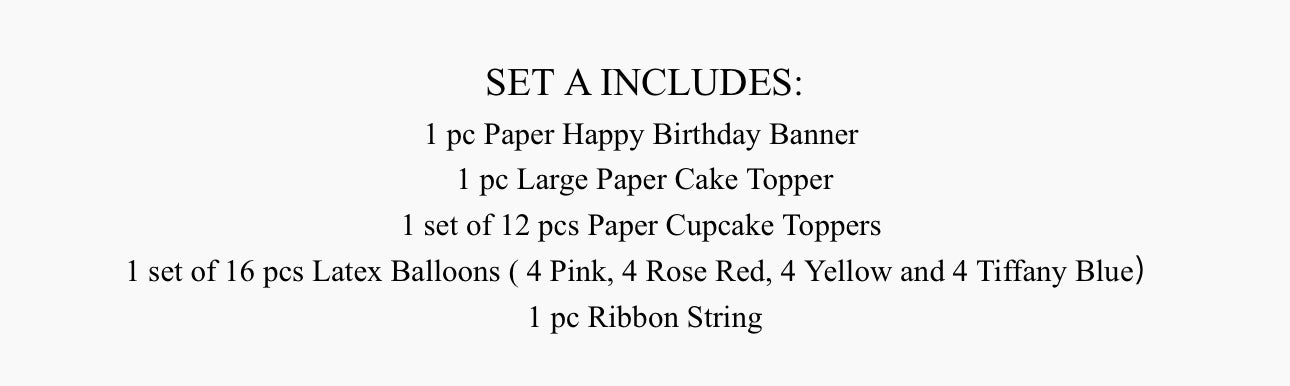 Pepa Pig Birthday party set.