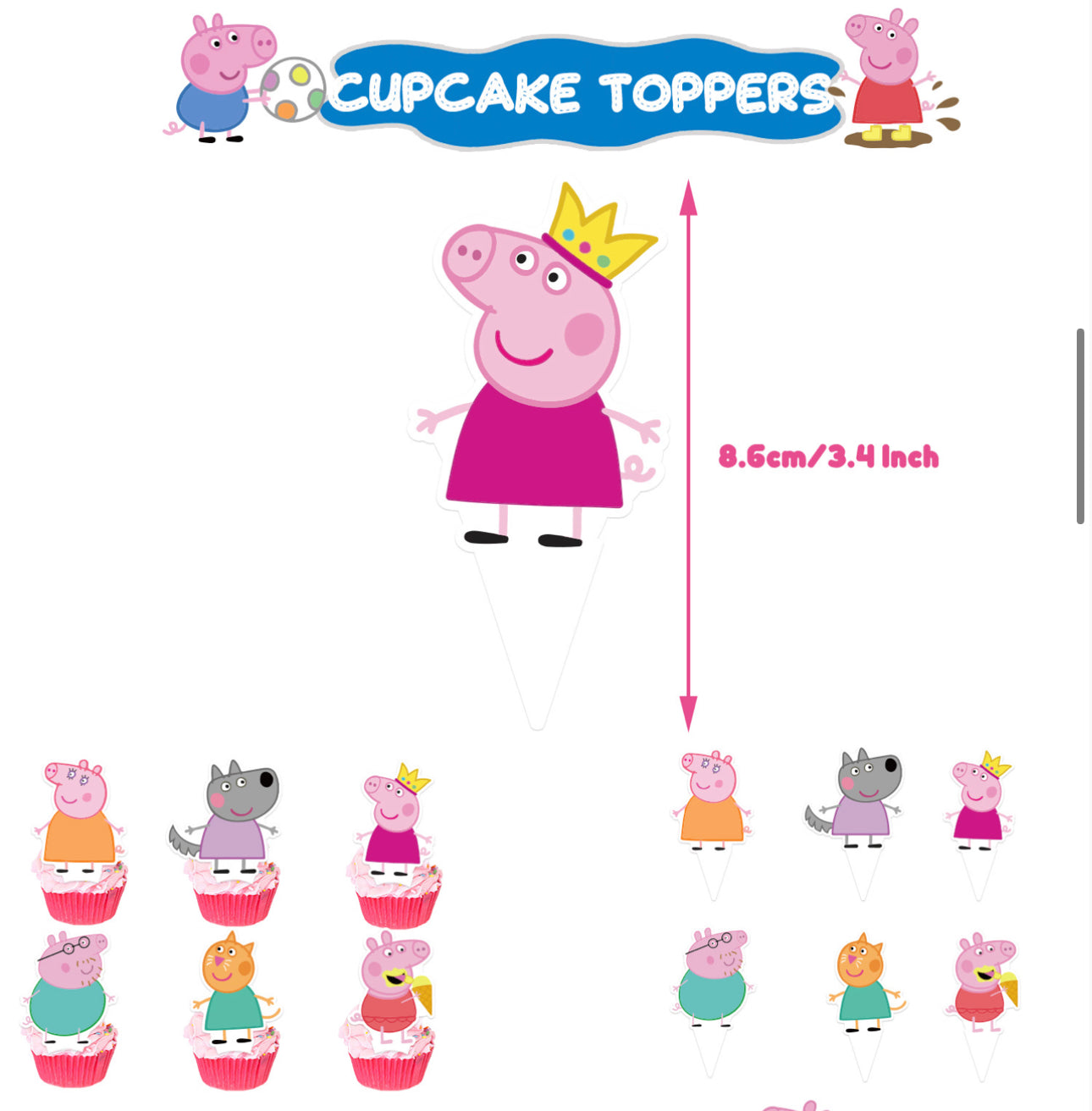 Pepa Pig Birthday party set.