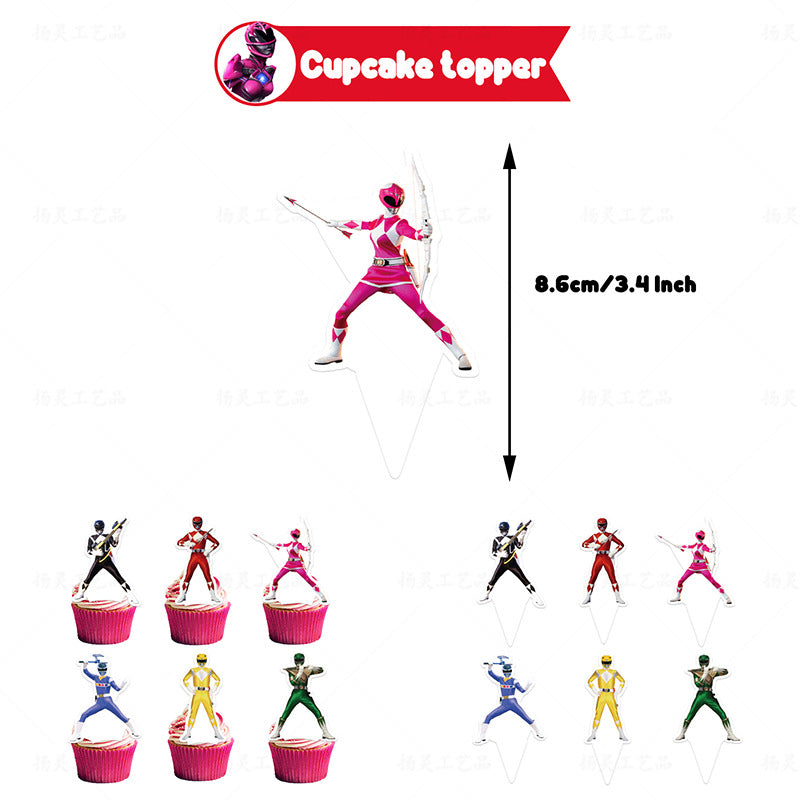 Power Rangers Birthday party set.