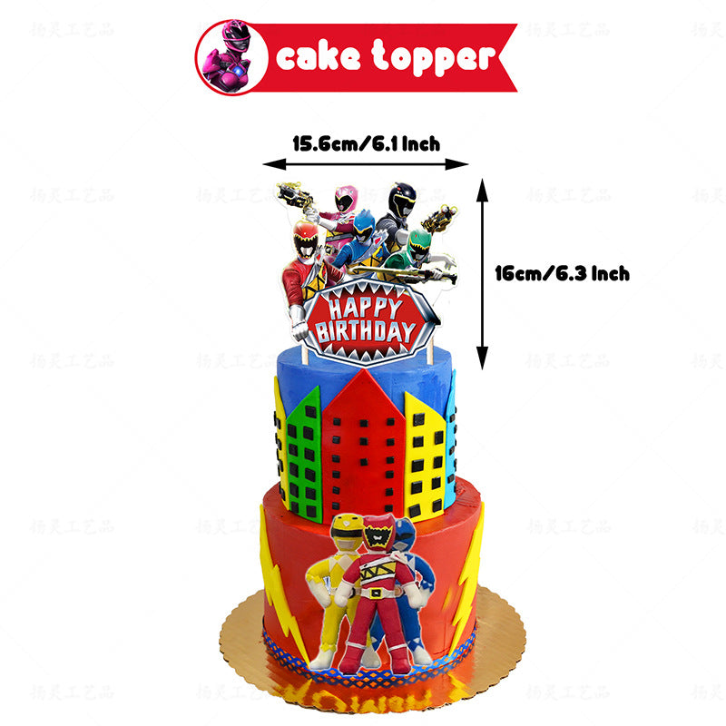Power Rangers Birthday party set.