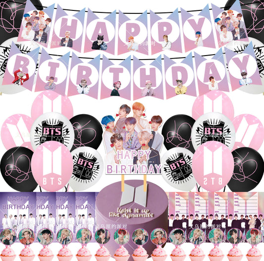 BTS Birthday party set.