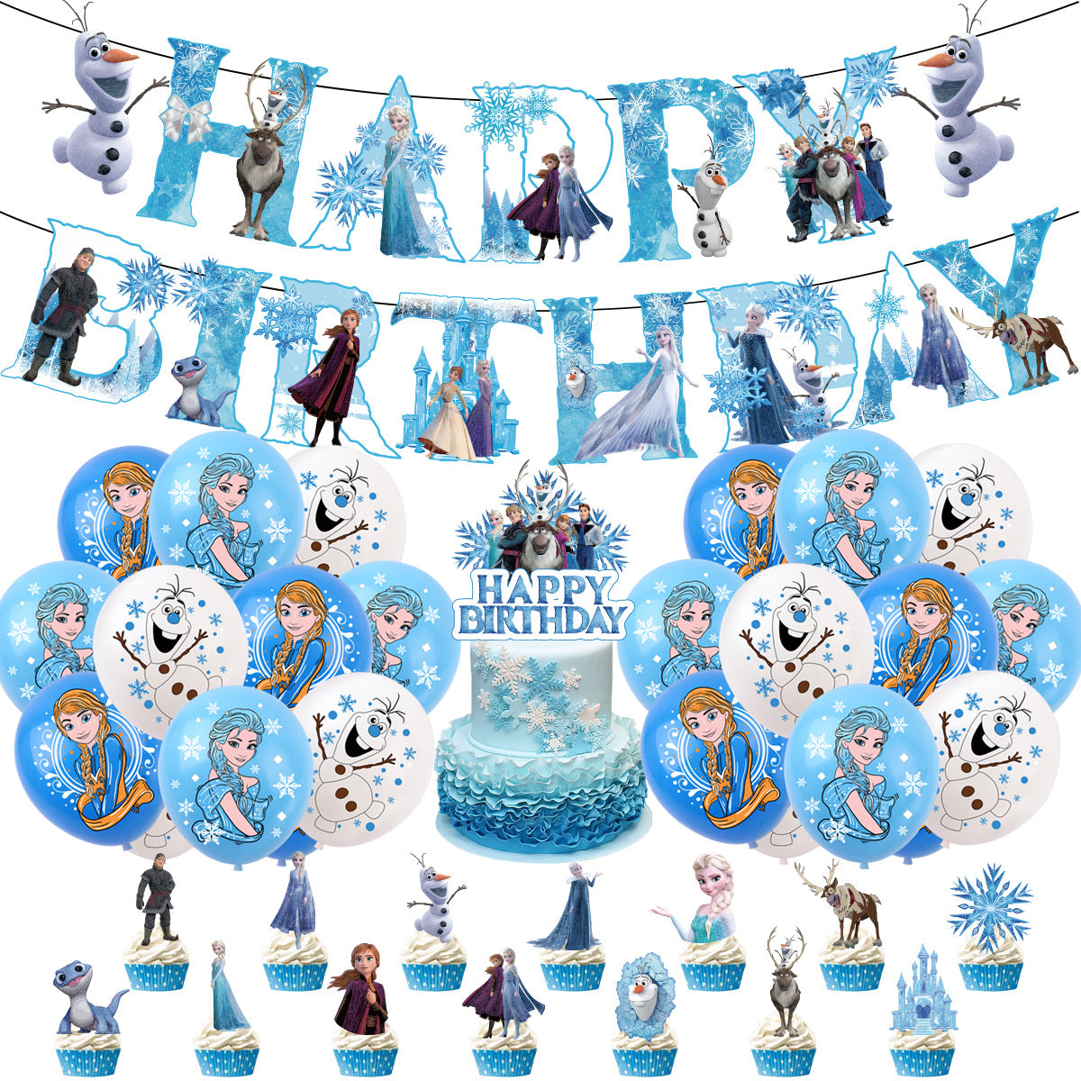 Frozen 2 Birthday party set.