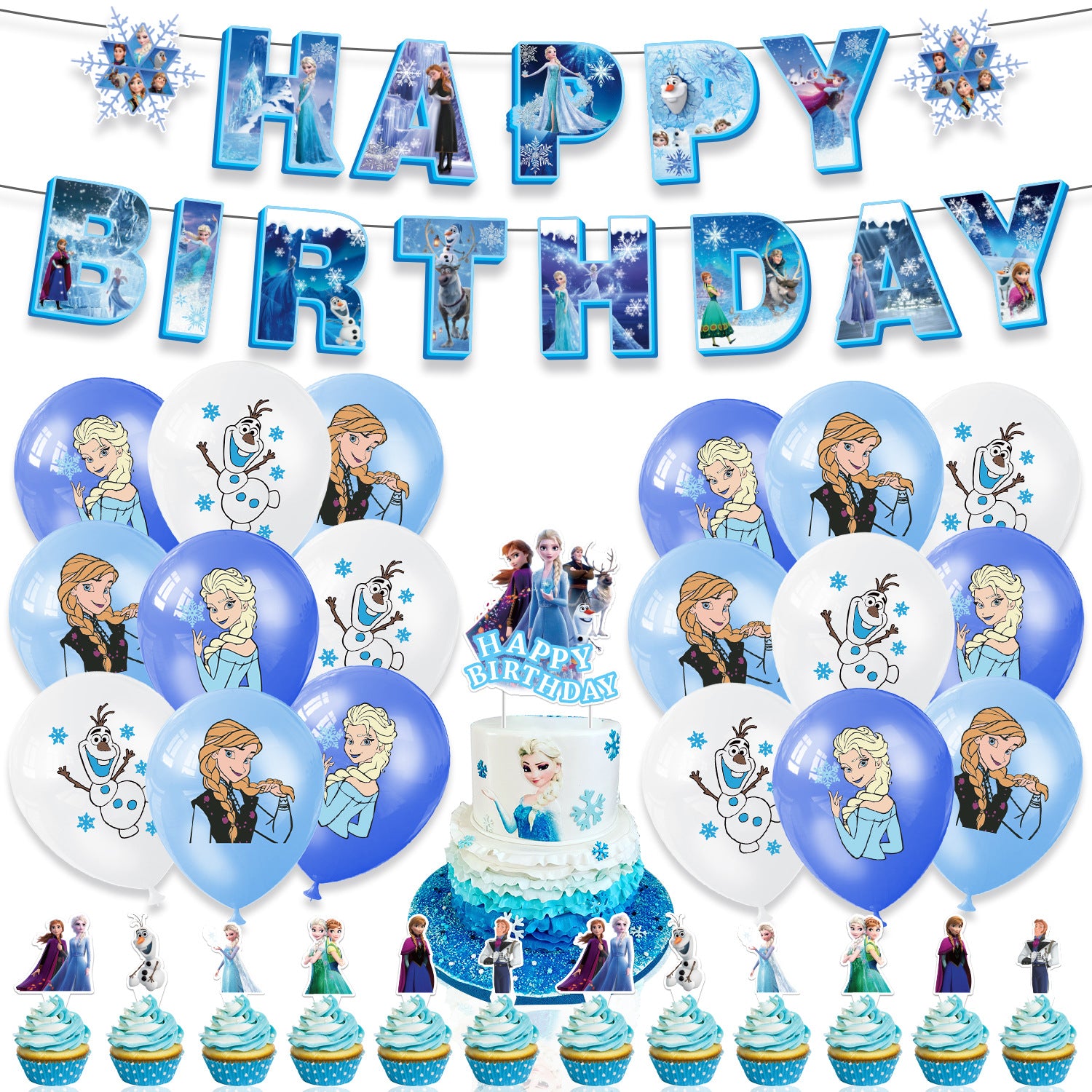 Frozen Birthday party set.