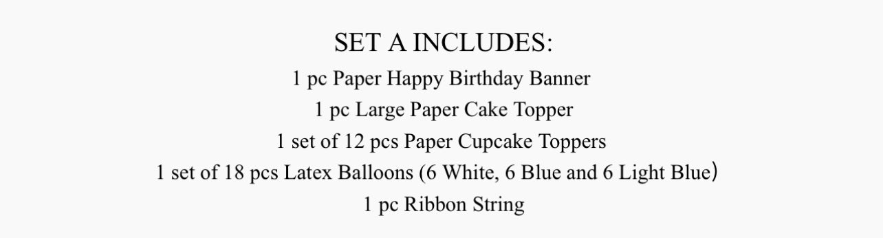 Frozen Birthday party set.