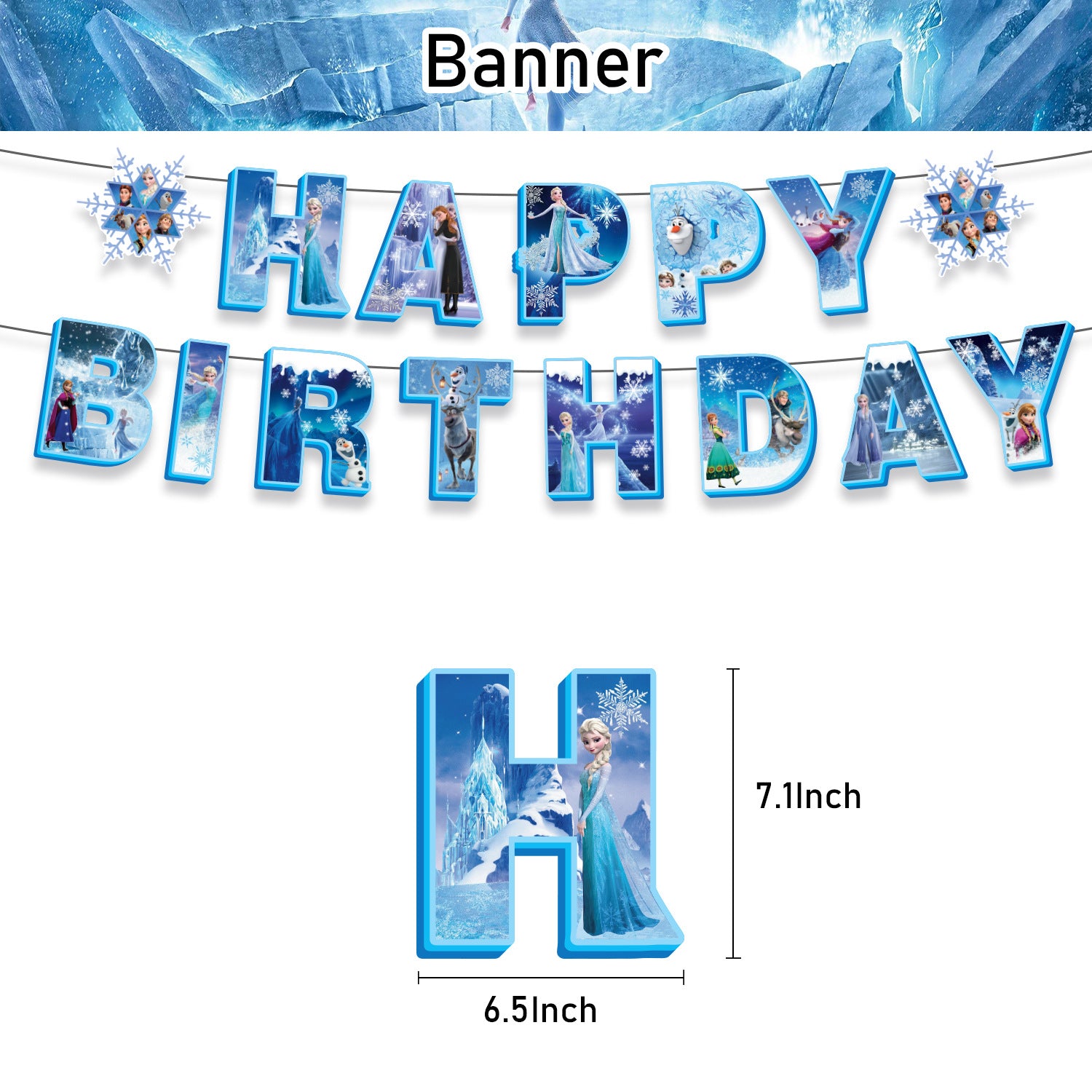 Frozen Birthday party set.